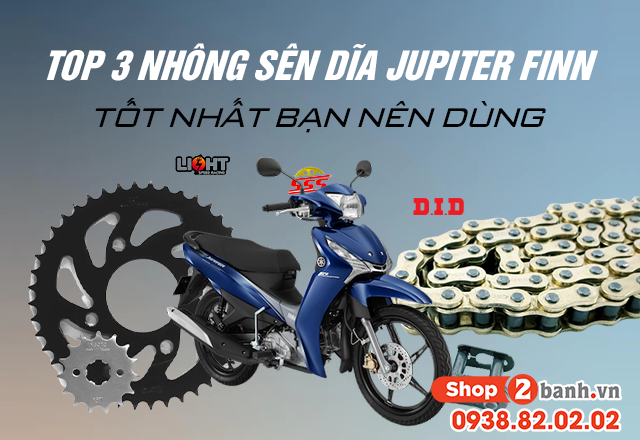 Top 3 loại nhông sên dĩa xe jupiter finn tốt bạn nên dùng - 1