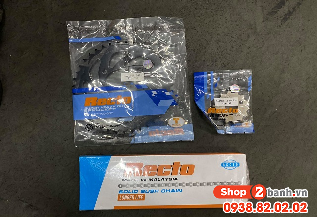 Nhông sên dĩa recto cho exciter 135 có tốt không giá bao nhiêu - 3