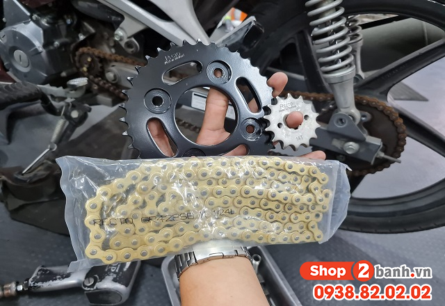 Nhông sên dĩa recto cho wave 125i có tốt không giá bao nhiêu - 3