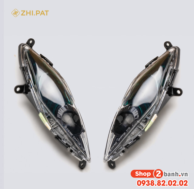 Chóa đen xinhan zhipat crypton cho exciter 135 4 số - 2