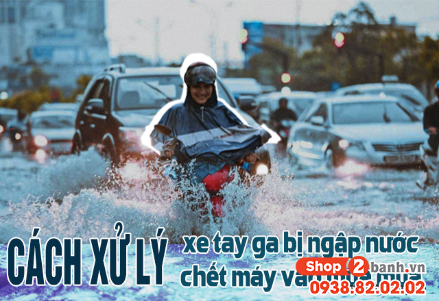 Nước vào pô xe máy phải làm sao cách xử lí như thế nào - 2