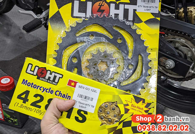 Xe exciter 2010 thay nhông xích light giá bao nhiêu - 2