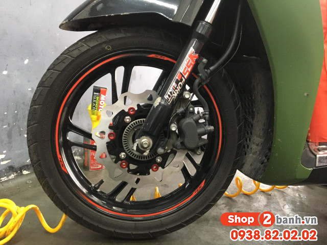 Bộ ốc đĩa salaya inox cho honda sh raider satria 8 con - 3