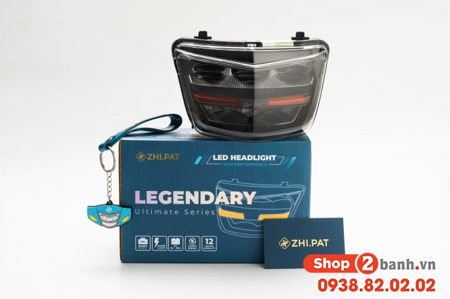 Đèn pha led 2 tầng cho wave 100110110s 1997 - 2004 chính hãng zhipat - 1