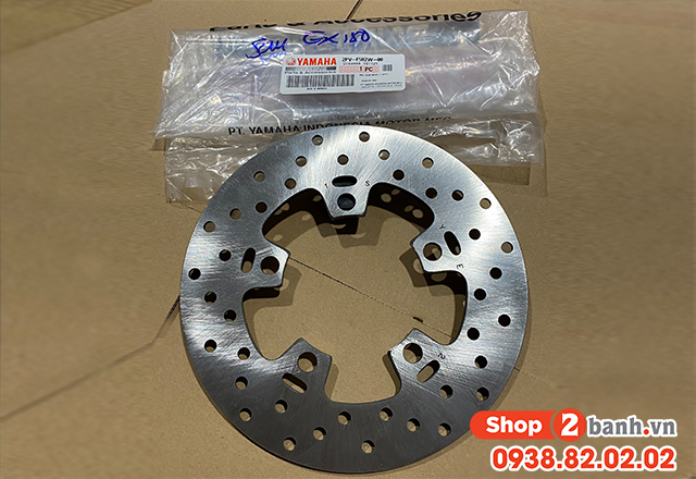 Đĩa thắng sau exciter 150 zin chính hãng yamaha giá bao nhiêu - 3