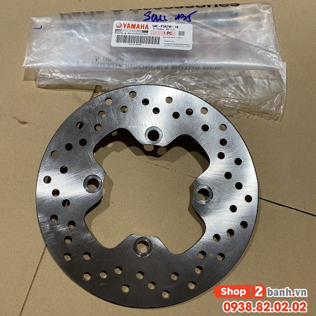 Kích thước đĩa thắng trước sau exciter 135 bao nhiêu thay loại nào phù hợp - 2