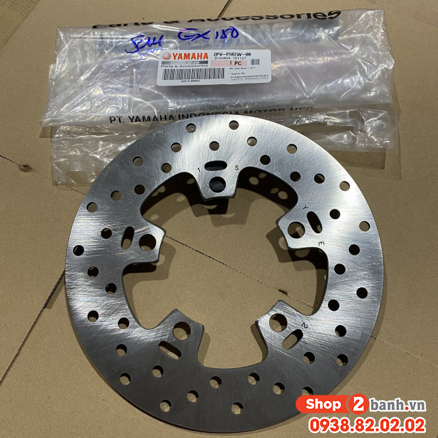 Kích thước đĩa thắng trước sau exciter 155 bao nhiêu thay loại nào phù hợp - 2