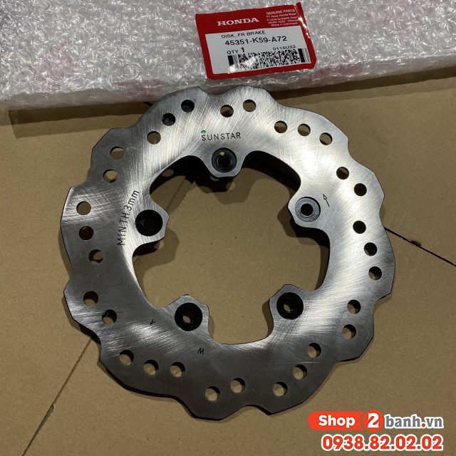 Kích thước đĩa thắng trước vario 150 bao nhiêu thay loại nào phù hợp - 2