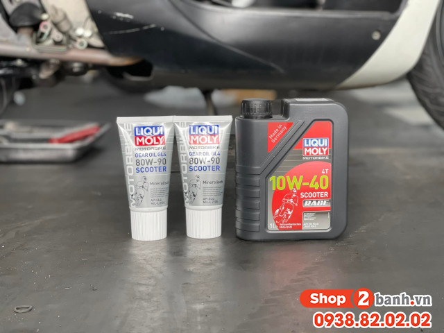 Nhớt hộp số liqui moly racing scooter gear oil 150ml - 4