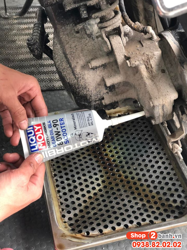 Nhớt hộp số liqui moly racing scooter gear oil 150ml - 2