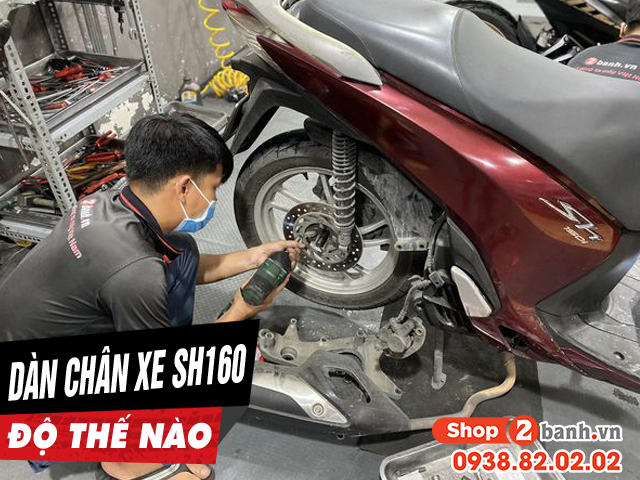 Tư vấn dàn chân xe sh160i độ như thế nào đẹp  - 1
