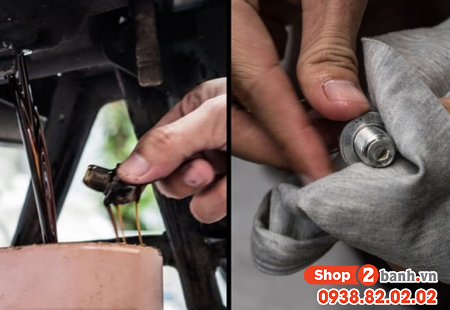 Ốc xả nhớt nam châm trên xe máy có tác dụng gì - 3