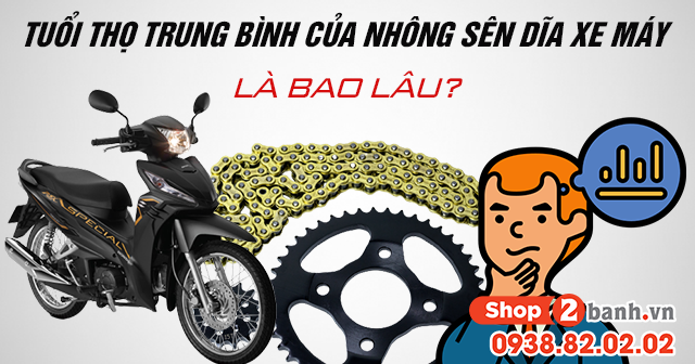 Tuổi thọ trung bình của nhông sên dĩa xe máy là bao lâu - 1