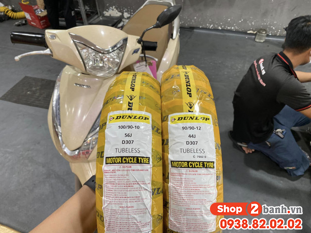 Lốp dunlop d307 9090-12 - 10090-10 - 1