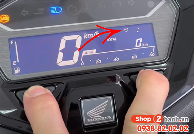 Hướng dẫn sử dụng đồng hồ xe vario 160 mới - 10