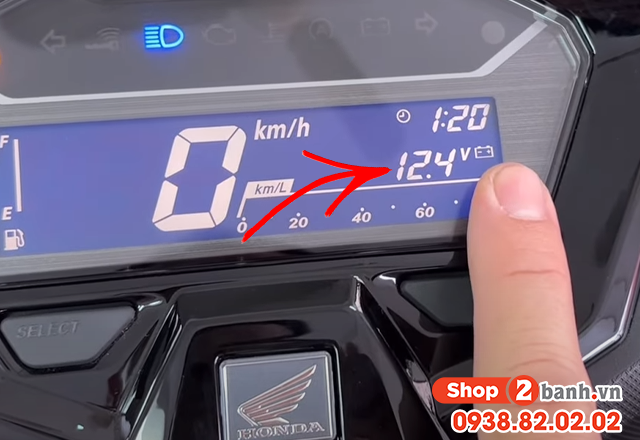 Hướng dẫn sử dụng đồng hồ xe vario 160 mới - 6