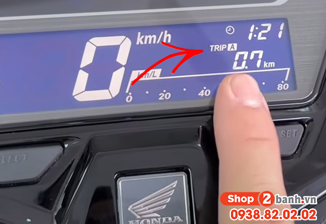 Hướng dẫn sử dụng đồng hồ xe vario 160 mới - 8