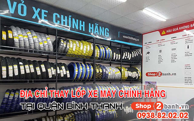 Địa chỉ thay vỏ lốp xe máy tại phường gia định chính hãng giá tốt - 1