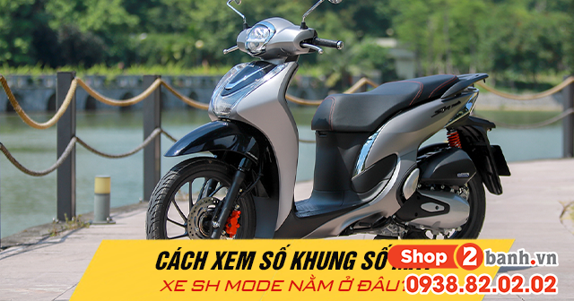 Cách xem số khung số máy xe sh mode nằm ở đâu - 1