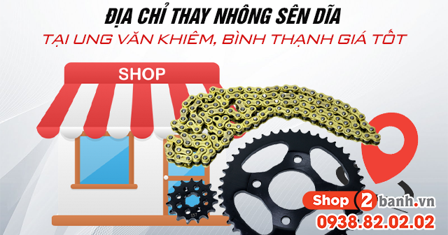 Địa chỉ thay nhông sên dĩa tại ung văn khiêm bình thạnh chính hãng giá tốt - 1