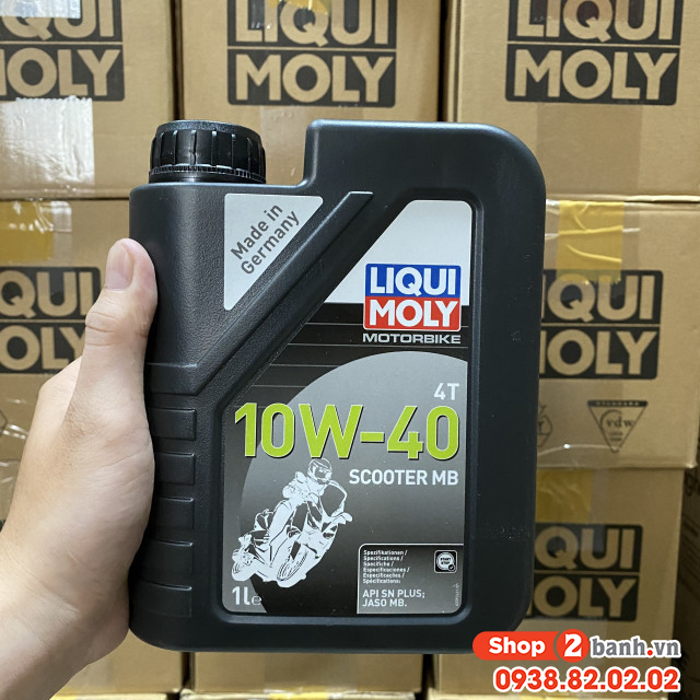 Nhớt liqui moly motorbike scooter 10w40 1l - 1