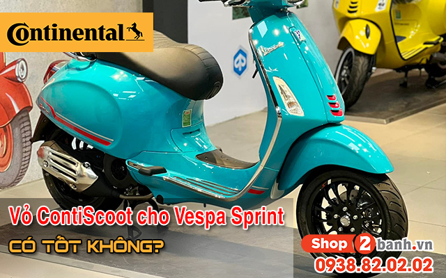 Lốp contiscoot cho vespa sprint bám đường tốt không giá bao nhiêu - 1