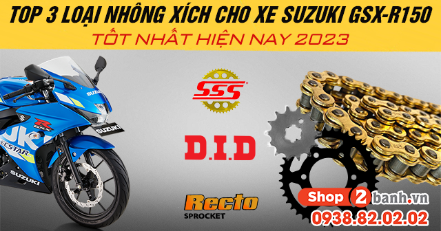 Top 3 loại nhông xích cho xe suzuki gsx-r150 tốt hiện nay - 1