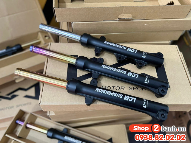 Phuộc trước lcm cho ex150 ty vàng titan - 1