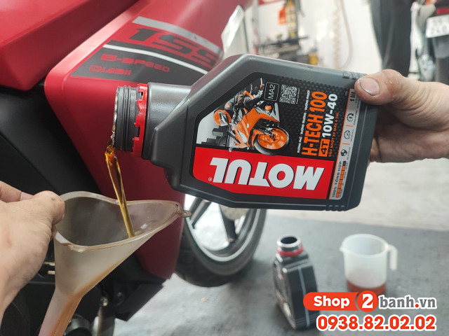  nhớt motul h-tech 100 4t 10w40 - 2