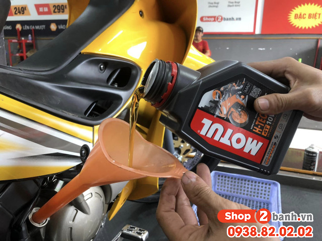  nhớt motul h-tech 100 4t 10w40 - 6