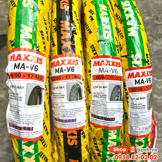 Vỏ maxxis có ruột gai xương cá 7090-17 - 8090-17 - 3