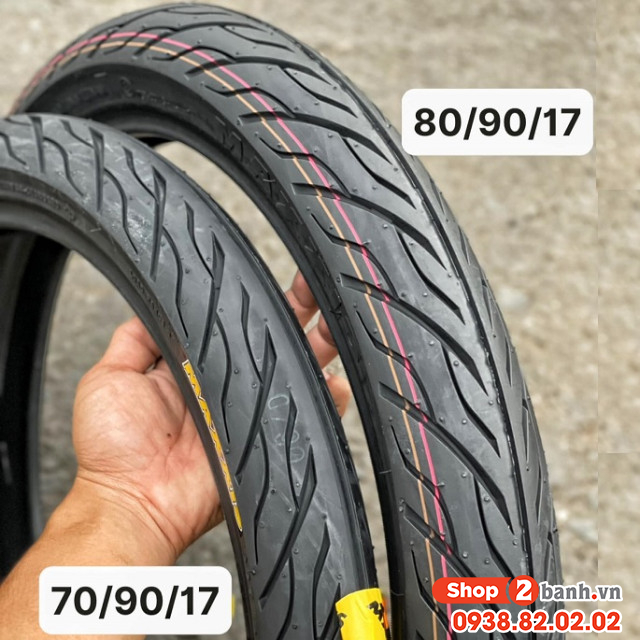 Vỏ maxxis có ruột gai xương cá 7090-17 - 8090-17 - 1