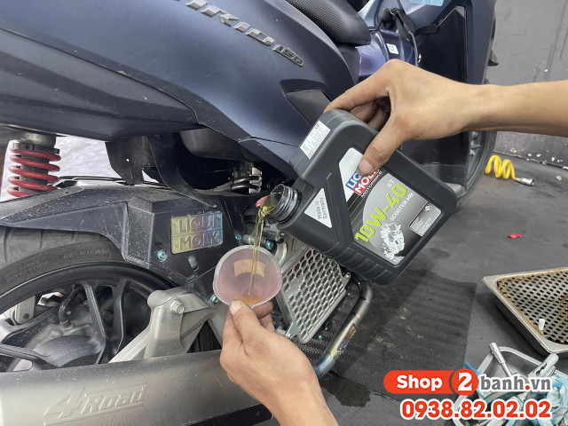 Nhớt liqui moly motorbike scooter 10w40 1l - 5