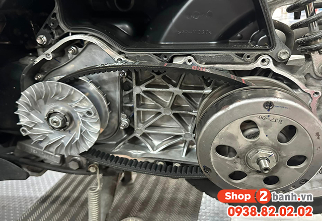 Xe scoopy 110 đi 30000 km đã nên thay dây curoa mới chưa - 2