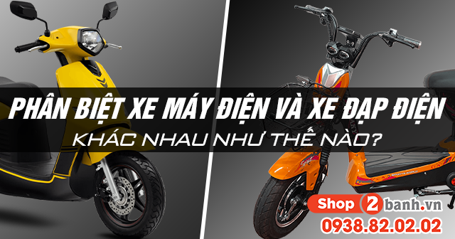 Phân biệt xe máy điện và xe đạp điện khác nhau như thế nào - 1