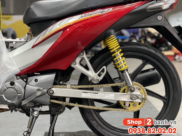 Bộ nhông sên dĩa x1r cho wave rs future 114l vàng crom - 3