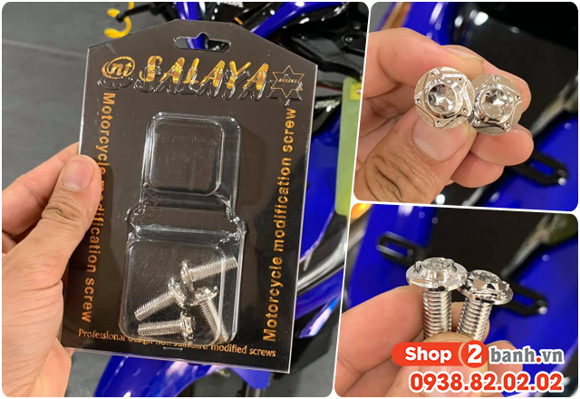 Tổng hợp ốc salaya inox cho honda beat 110 độ đẹp tại shop2banh - 3
