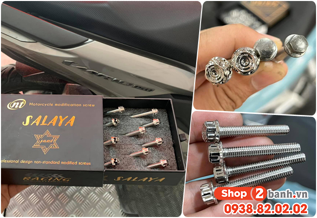 Tổng hợp ốc salaya inox cho honda beat 110 độ đẹp tại shop2banh - 4