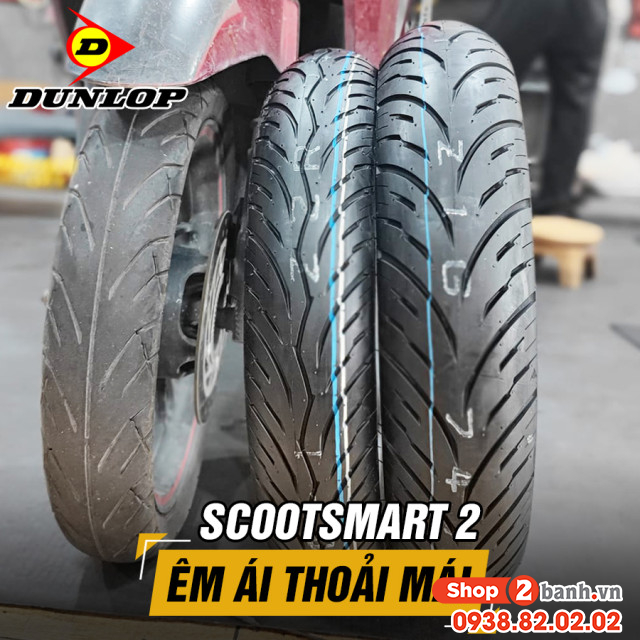 Vỏ dunlop scootsmart 2 có tốt không dùng cho xe nào phù hợp - 2