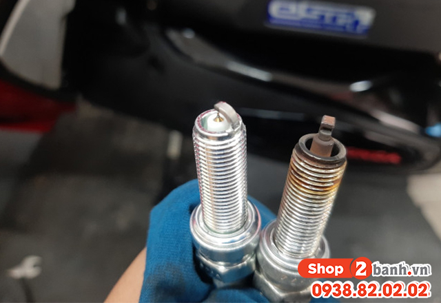Thay bugi iridium cho xe sh việt nam giá bao nhiêu tiền - 3
