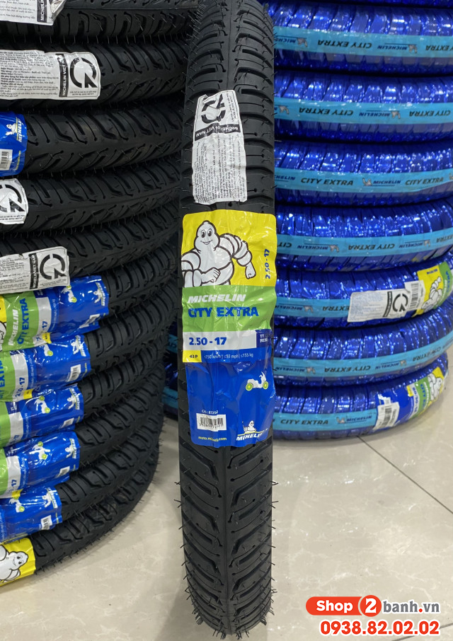 Vỏ có ruột michelin city extra 250-17 43p - 1