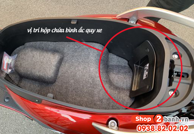 Bình ắc quy xe latte nằm ở đâu cách thay bình acquy yamaha latte - 2