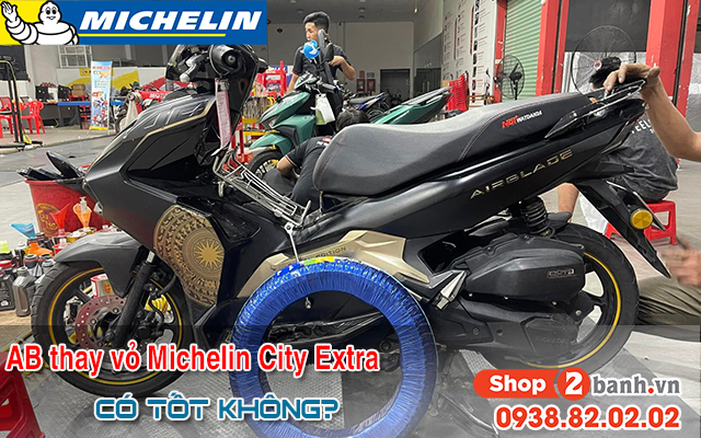 Honda ab thay vỏ michelin city extra có bám đường tốt không  - 1
