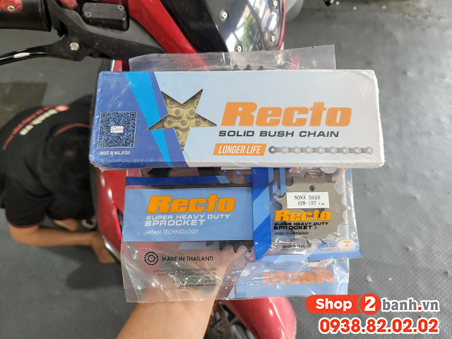 Xe winner r thay nhông sên dĩa recto có tốt không giá bao nhiêu - 3
