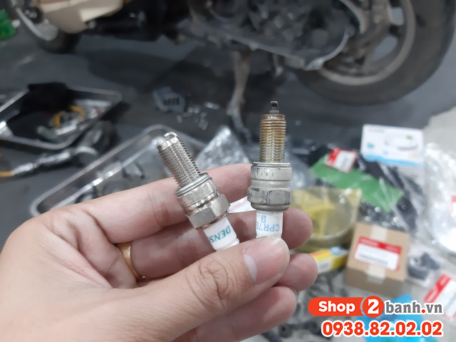 Bugi denso iu22 air blade pcx lead future wave sh mode vario - 9