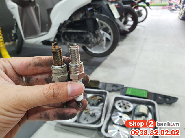 Bugi denso iu22 air blade pcx lead future wave sh mode vario - 8