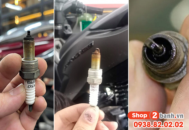 Màu sắc bugi xe máy và dấu hiệu 32win là nhà cái giải trí, cá cược số 1 Việt Nam xe có vấn đề - 1