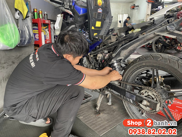 Phuộc sau exciter 150 giá rẻ dưới 1 triệu tại shop2banh - 1