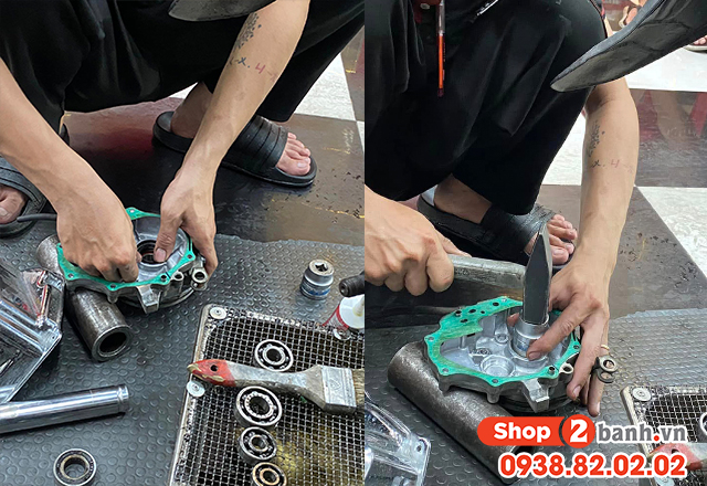 Thay bạc đạn láp vario 160 giá bao nhiêu tiền - 5