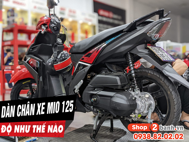 Tư vấn dàn chân xe mio m3 125 độ như thế nào đẹp  - 1